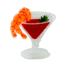 Large Shrimp Cocktail Hair Claw Clip