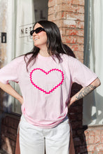 Heart T-Shirt - Pink/Hot Pink