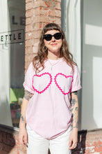 Heart T-Shirt - Pink/Hot Pink