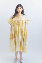 Mushroom Dress in Gold Metallic (RTS)