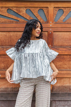 Mushroom Top in Silver Metallic (PREORDER)