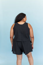 Perfect Short in Black Linen - Nettle Studios