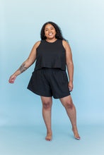 Perfect Short in Black Linen - Nettle Studios